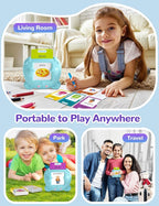 Spanish & English Talking Flash Cards for Toddlers, 510 Sight Words Bilingual Learning Toys for Children, Autism Pocket Speech Therapy Toys, Español Vocabulary Educational Flashcards