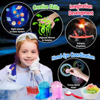 UNGLINGA 250+ Science Experiments Kits for Kids, Boys Girls Toys Birthday Gifts Ideas, Chemistry Set, S.T.E.M Educational Project, Volcano Scientist Kit