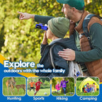 Binoculars for Kids, Toys for 3-12 Year Old Girls and Boys, Bird Watching Hiking 4 5 6 7 8 9 Year Old Girl Boy Christmas Birthday Gifts, Outdoor Toys for Kid Set with Magnifying Glass & Compass