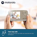 Motorola Nursery Baby Monitor with Camera and Audio, 2.8" Color Screen, Long Range VM483 with 2-Way Audio, Wireless, No WiFi, Remote Tilt/Zoom, Temperature Sensor, Night Vision