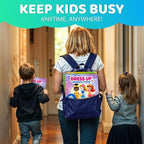 QUOKKA Magnetic Dress-Up Dolls for Girls Boys with 35 Magnetic Pieces - Creative Magnetic Play Set for Home or Travel - Perfect Magnetic Paper Dolls for Ages 3 and Up, Boost Storytelling with Mermaids