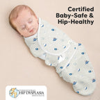 Baby Swaddle Sleep Sacks with Zipper - 3-Pack Swaddles for Newborns 0-3 Months, Infant, Baby Girls, Boys, Soft & Durable Newborn Sleep Sack, Easy Diaper Change Swaddling Blanket (Cosmo)