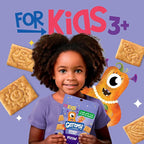 Get'ems! from Gerber, Snacks for Kids, Pizza Space Crackers, Made with Real Veggies & Fruits, Iron & Vitamin E - 4 pack