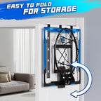 Kids Indoor Basketball Hoop with Scoreboard & Timer,Toddler Adjustable Height Basketball Goal Toy for Outdoor Backyard,Sports Game Play