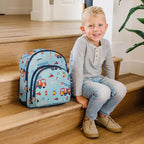 Wildkin 12-inch Kids Backpack – Padded, Adjustable, Ideal for Daycare & Travel - Firefighters