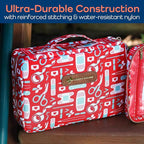 KeepGoing Large Home First Aid Kit for Kids – 270 Pc. for Car, Home, Dorm, & Boat with Latex-Free Bandages – 10 x 7 x 3.5 in. Travel First Aid Kit (The Classic)