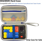 Case Compatible with Giiker Super Slide Brain Games, Protective Storage Bag Holder for Giiker Brain Teaser Puzzles Games Toys (Only Case) (Blue-Grey)