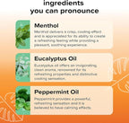 BoomBoom Nasal Stick | Vapor Flow Technology | Cool Refreshing Sensation | Natural Mood Boost | Simple Ingredients | Essential Oils + Menthol Inhaler (Tropical)