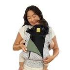 LÍLLÉbaby Complete All Seasons Ergonomic 6-in-1 Baby Carrier Newborn to Toddler - with Lumbar Support - for Children 7-45 Pounds - 360 Degree Baby Wearing - Inward & Outward Facing - Salt and Pepper
