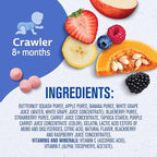 Gerber Stage 3 Baby Food Snacks, Very Berry Fruit and Veggie Melts, Baby Led Feeding, 7PK