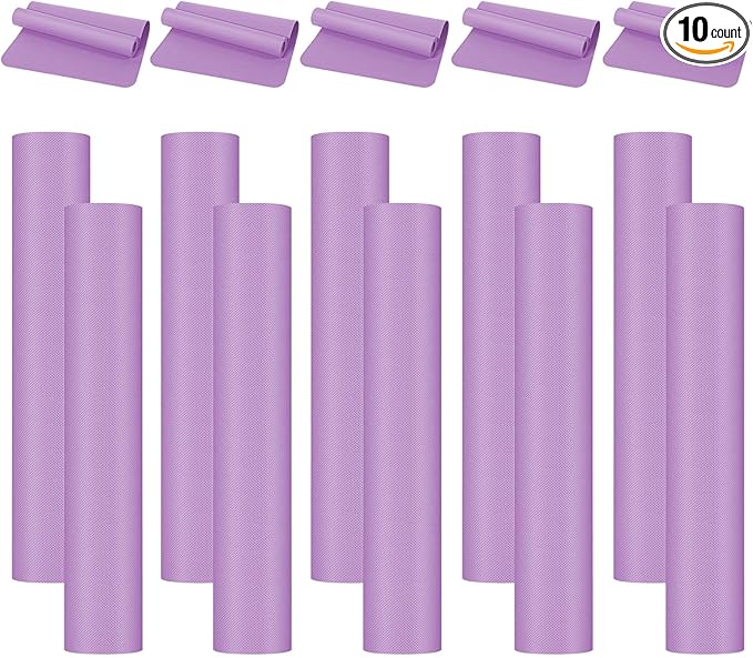 10 Pack Yoga Mats Bulk, 68'' x 24'' x 4mm Thick Yoga Mats for Kids and Adult Gym Mats Bundle Latex Free Exercise Mats with Non Slip Texture for Outdoor Yoga, Pilates or Workout