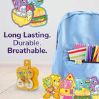 BioSwiss Care Bears Bandages, Sweet and Sour Care Bear Shaped Self Adhesive Bandage, Latex Free Sterile Wound Care, Fun First Aid Kit Supplies for Kids, 50 Count