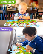 Benresive Reusable Sticker Book for Toddlers 2-4 Years, Fun Travel Stickers for Kids, Waterproof Sticker Books for Toddlers 1-3, Crafts Activities for Todddlers 1-3 2-4 3-5 - Fairy