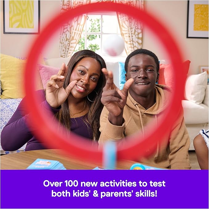 Spin Master Games, Beat The Parents, 2025 Edition with New Challenges & Cards, Friendly Competition Family Game, Fun Activity for Kids, Adults & Family Game Night, 4-8 Players, for Ages 6 & Up