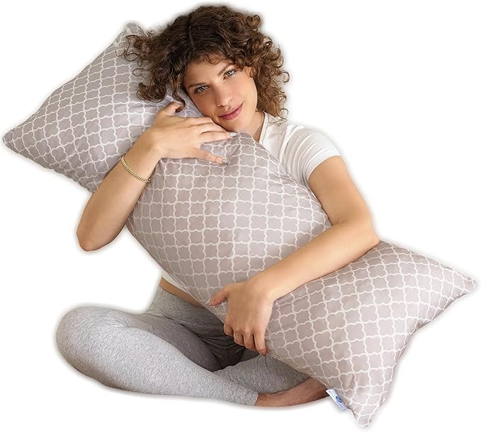 Pharmedoc Body Pillow, Pregnancy Pillows, Side Sleeper Pillow, Long, Memory Foam Pillow, Arabesque