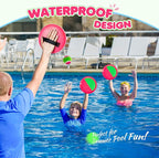 Toss and Catch Ball Set Upgraded - Kids Toys Outdoor Games for Whole Family - Water-Resistant Great for Beach Pool Yard Games - Classic Gift for Boys Girls 3 4 5 6 7 8 9 10 11 12+ Years Old