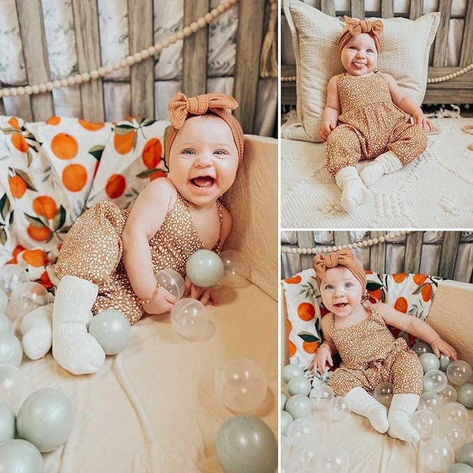 Baby Girls Headbands with Bows Infant Toddler Headwrap Hair Accessories