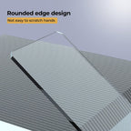 Rounded Edge Microscope Slides Kit, 50 Pcs Pre-Cleaned Blank Microscope Slides and 100 Pcs 22x22mm Square Coverslips Cover Glass for Monocular Binocular Trinocular Microscopes