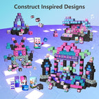 GobiDex 100PCS Magnetic Blocks for Girls, Build MagWonder with Magnet Building Toys Set, Princess Sensory Gift for Boys Girls Birthday (1 inch)