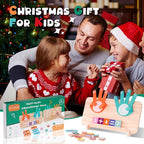 Hirger Preschool Learning Toys for Toddlers 2-4, Educational Math Manipulatives Number Counting Blocks for Kids, Montessori Toy for Boys Girls Age 2+ Birthday Gifts