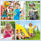 Walkie Talkies for Kids Rechargeable,Toys for Boys and Girls Ages 3-12, 3 Pack Long Range 2-Way Radios, Birthday Gifts,Christmas Stockings, Outdoor Play, Family Games, Hiking Camping Gear