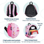 Wildkin 15-inch Kids Backpack – Durable, Padded, Adjustable for School & Travel - Ballerina