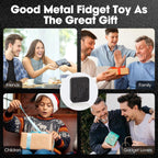 Fidget Slider 3 Pack, Magnetic Metal Fidget Toys Haptic Poker Card, EDC Fidget Toys for Adults,Relieve Stress Anxiety ADHD (Black)