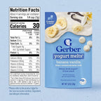 Gerber Baby Snacks Yogurt Melts, Banana Vanilla, 1 Ounce (Pack of 7)