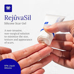 Rejuvaskin RejuvaSil Silicone Scar Gel, Scar Treatment for Surgical Scars, Burns, Keloids, Acne Scars on Face & Body, 30ml
