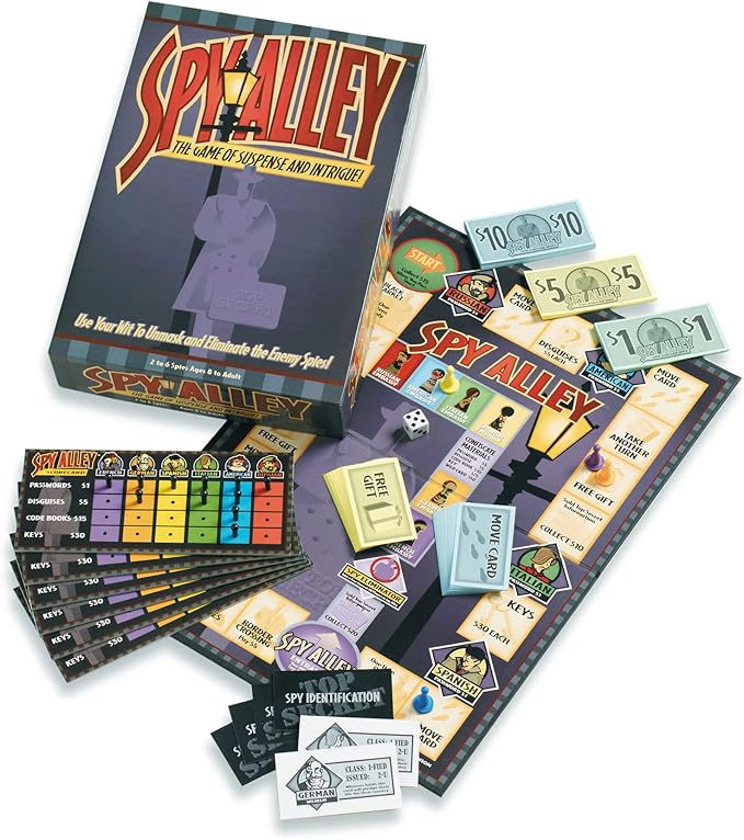 Spy Alley Mensa Award Winning Family Strategy Board Game
