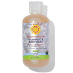 California Kids Super Sensitive Unscented Shampoo and Bodywash | 100% Plant-Based | Gentle Skincare | Fragrance Free | Hypoallergenic | 251 mL / 8.5 fl. oz.