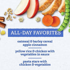 Gerber Toddler Food Variety 6 Pack, All Day Favorites, Breakfast, Lunch & Dinner