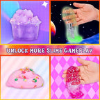 Unicorn Slime Making Kit for Girls - DIY Fluffy Slime Creation Kit with Super Birthday Party Favors