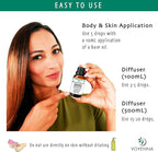 Essential Oil Breathe Blend for Diffuser, Humidifier, Aromatherapy & Rub with Peppermint & Eucalyptus Oils | for Headache, Allergy & Congestion