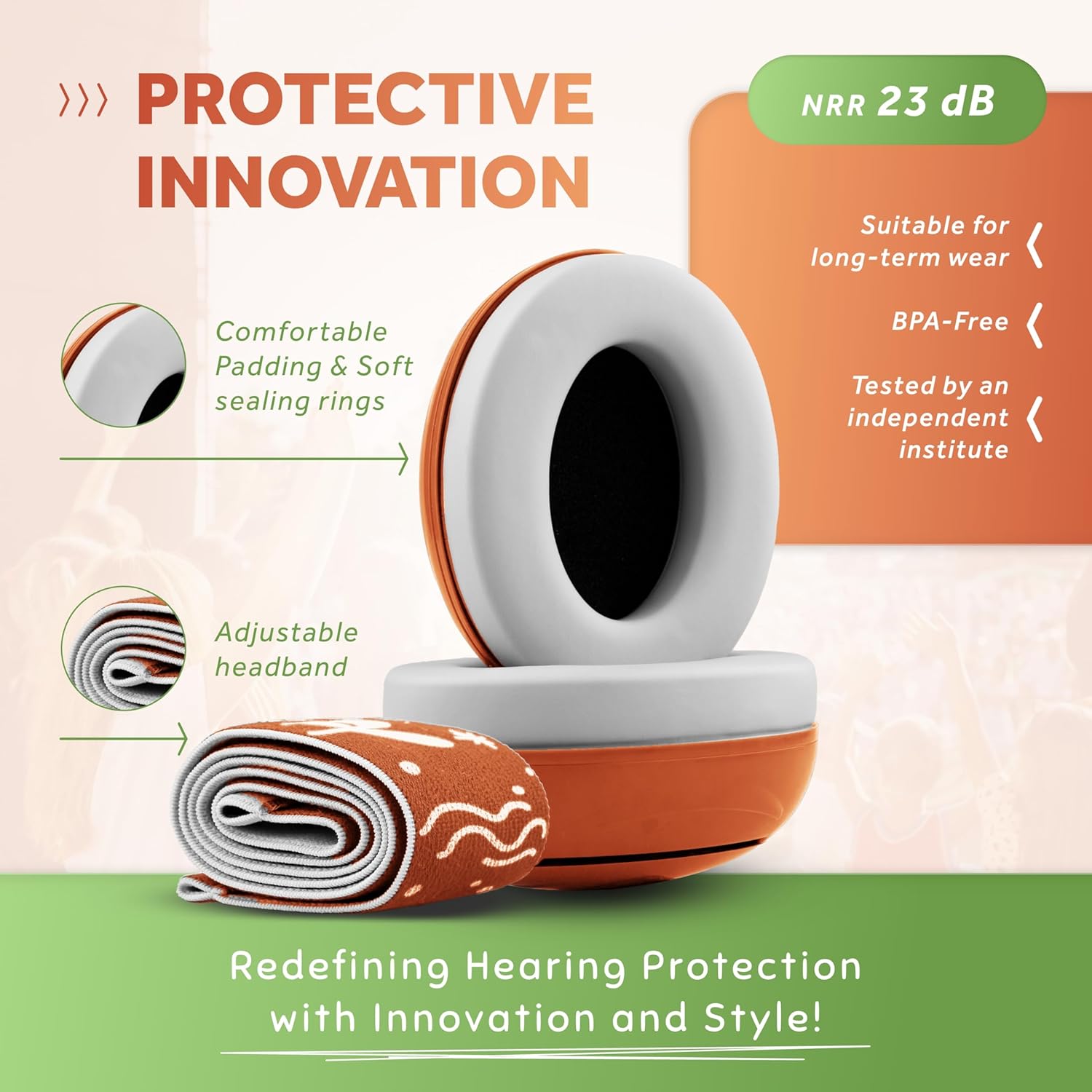 Schallwerk ® Mini+ Baby Ear Muffs – Infant Noise Cancelling Headphones, Toddler Ear Protection, Baby Headphones for Noise