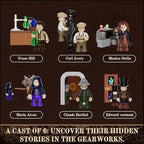 Steampunk Ore Factory Lighting Building-Bricks Set, 3138 Pcs Interactive Mechanical Factory Collection Display Set for Adults and Steampunk Lovers