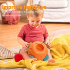 Balls for Toddlers 1-3 Baby Sensory Toys, Montessori Toys for Babies 6-12 Months Baby Toys, Sensory Ball BPA Free Teething Gift Toddler Balls Bath Toys with Bright Color Multi Textured