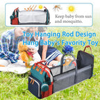 Jeryswet Baby Diaper Bags with Changing Station, Waterproof Large Capacity Diaper Bag Backpack for Moms Dads with USB Charging Port and Stroller Straps, Baby Shower Gifts, RGB