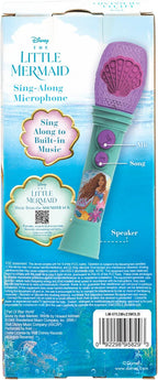 eKids Disney The Little Mermaid Toy Microphone for Kids with Built-in Music and Flashing Lights, Designed for Fans of Disney Toys for Girls
