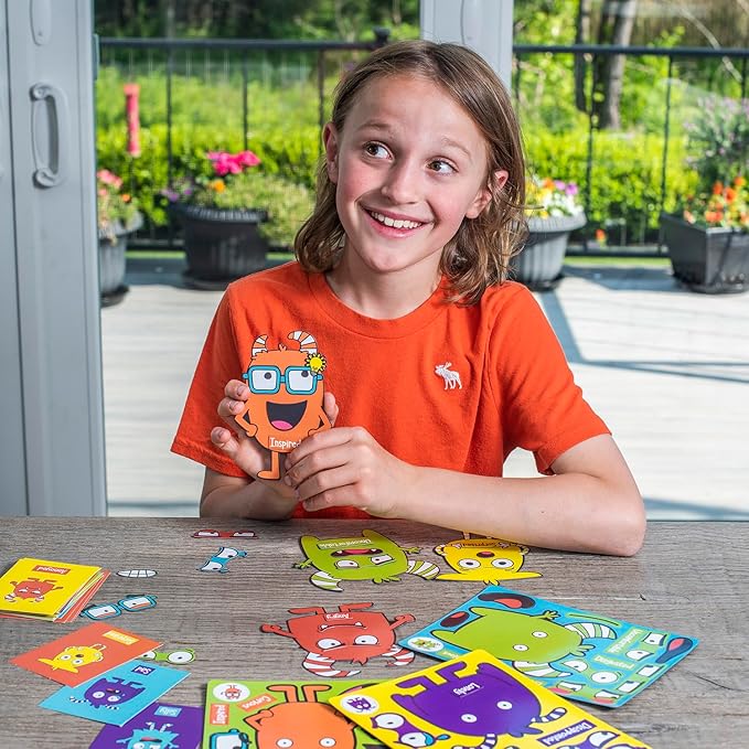 Open The Joy Magnetic Emotions Playset: Explore, Learn, and Express Feelings with Mix and Match Magnetic Characters and Expressive Faces - Ages 4 and Up