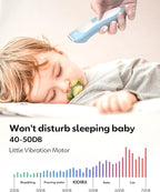 Baby Hair Clippers Quiet Hair Trimmer for Kids Toddler, Silent Hair Clippers for Children with Autism, Waterproof Rechargeable Cordless Ceramic Blade Haircut Kit