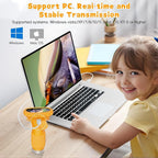 Microscope for Kids, Ahalfcit explorerscope with 2'' Inch Screen -1000X Zoom Portable Microscope Camera, Birthday for 3 4 5 6 7 8 9 0 11 12 Years Old Kids,Science Educational Toys