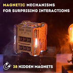 Tesla Box - Electronic Puzzle Box - Escape Room Game in a Box - Brain Teaser - 3D Wooden Puzzle for Adults - Money Puzzle Box for Cash Gift - Birthday GiftBox MoneyBox