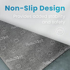 1.3" Thick Baby Play Mat for Floor, 79x79 Large Foam Tummy Time Mat, Padded Support Soft Plush Nursery Rug for Infant Kids Toddler Crawling Kick Activity (Light Grey)