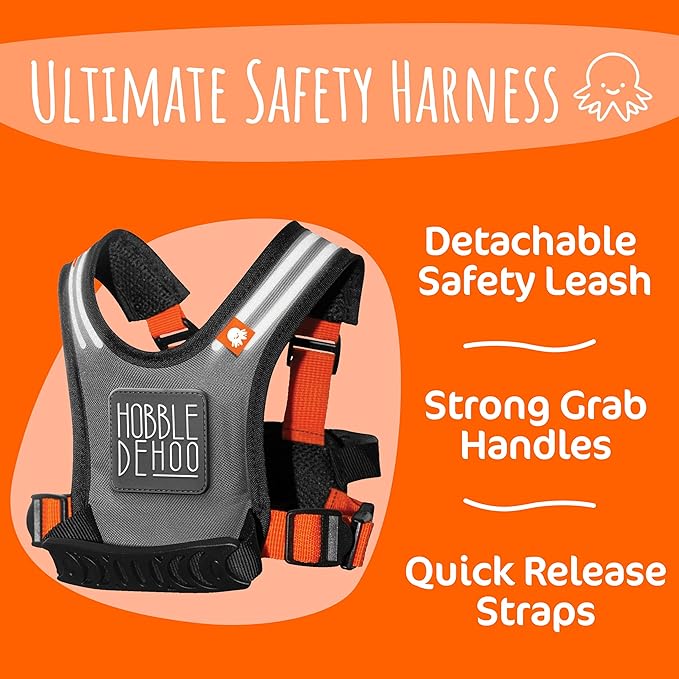 Hobble De Hoo Child Safety Harness | Premium Adjustable Toddler & Kids Harness Ages 2–7 | Autism Support