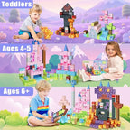 Magnetic Blocks - 150PCS Magnetic Building Blocks, STEM Constructions Magnet Blocks for Boys Girls Age 3 4 5 6 7 8 9 10, Sensory Stacking Toy Christmas Birthday Gifts for Kids