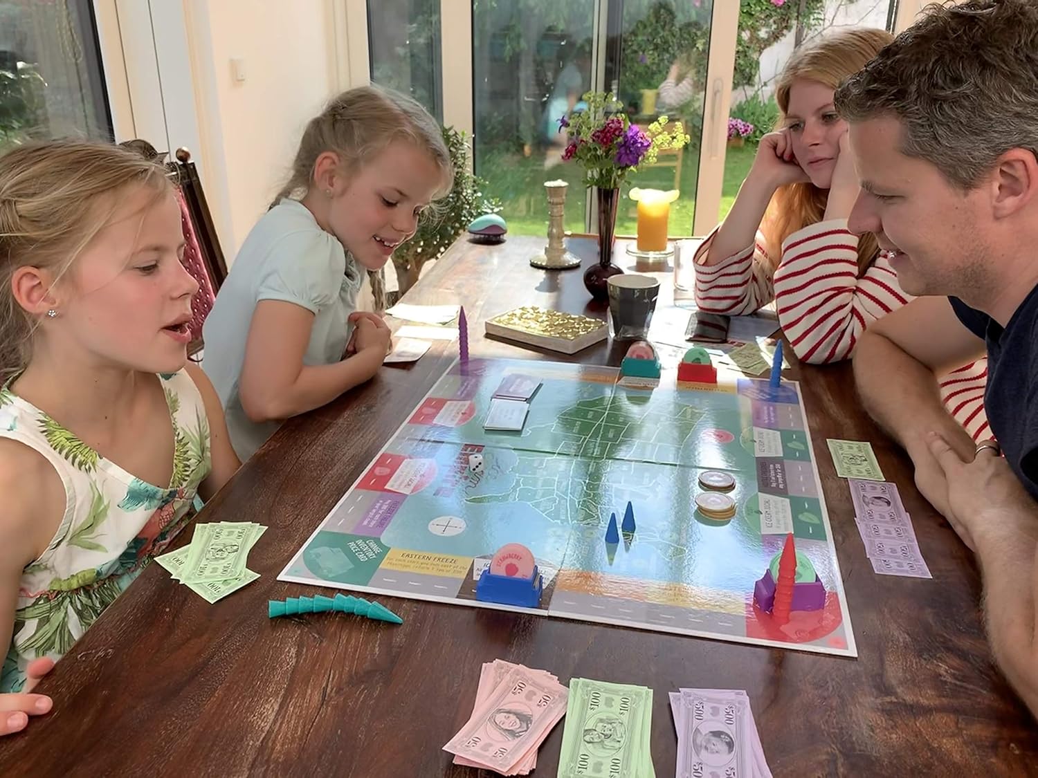 Ice Cream Empire Board Game | Fun Entrepreneurial Game for Families, Adults and Kids 7+ | Learn Business, Geography, and Math Skills | Competitive, Strategic, and Educational Game