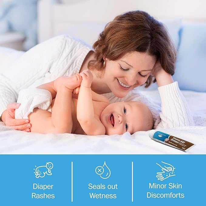 Vitamin A&D Ointment for Baby Diaper Rashes - 4 oz of A and D Ointment for Adults, Seniors, and Babies