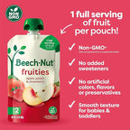 Beech-Nut Baby & Toddler Food Favorite Flavors Pouches Variety Pack, Fruit Veggie and Whole Milk Yogurt Purees, Baby Pouch Puree Starter Pack, 3.5oz (18 Pack)