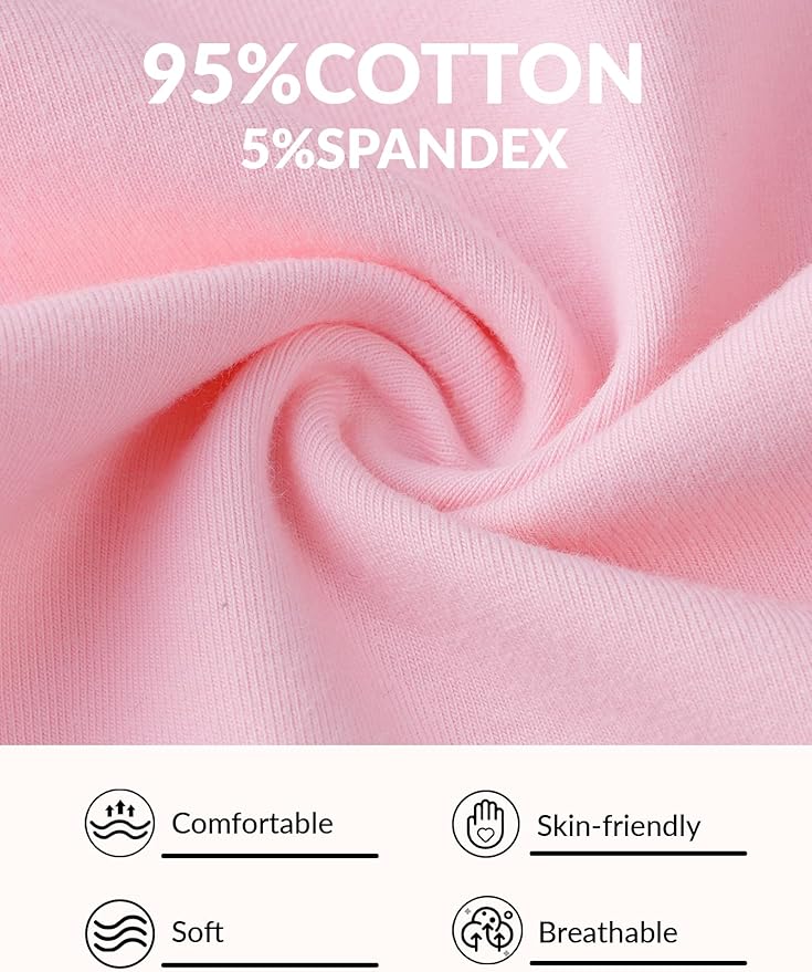 Witwot 3 Pack Baby Girls Leggings Toddler Kids Soft Cotton Pants Size 18M-5T